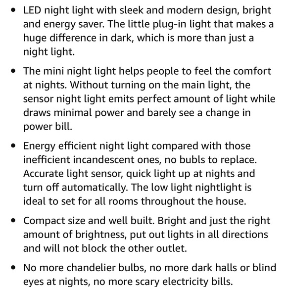 My Cozy Lite Plug-in Night Light-Low Light with Light Sensor 4-Pack - Picture 8 of 10